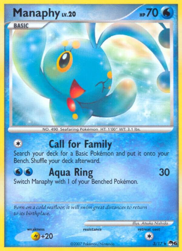 Manaphy 003/017 card