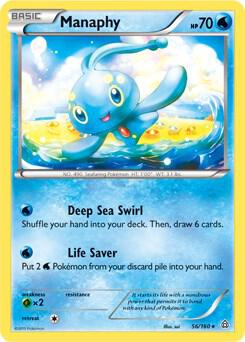 Manaphy 56 160 Battle Arena Deck Exclusive 056/160 card