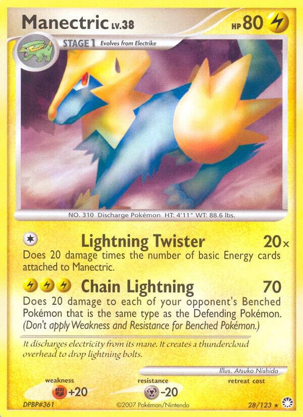 Manectric 28/123 carta