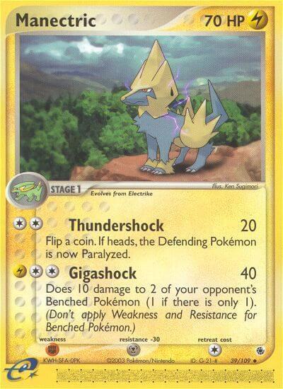 Manectric 39 109 card