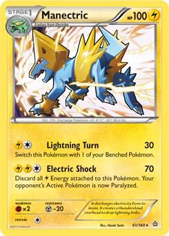 Manectric 61 160 XY Primal Clash 061/160