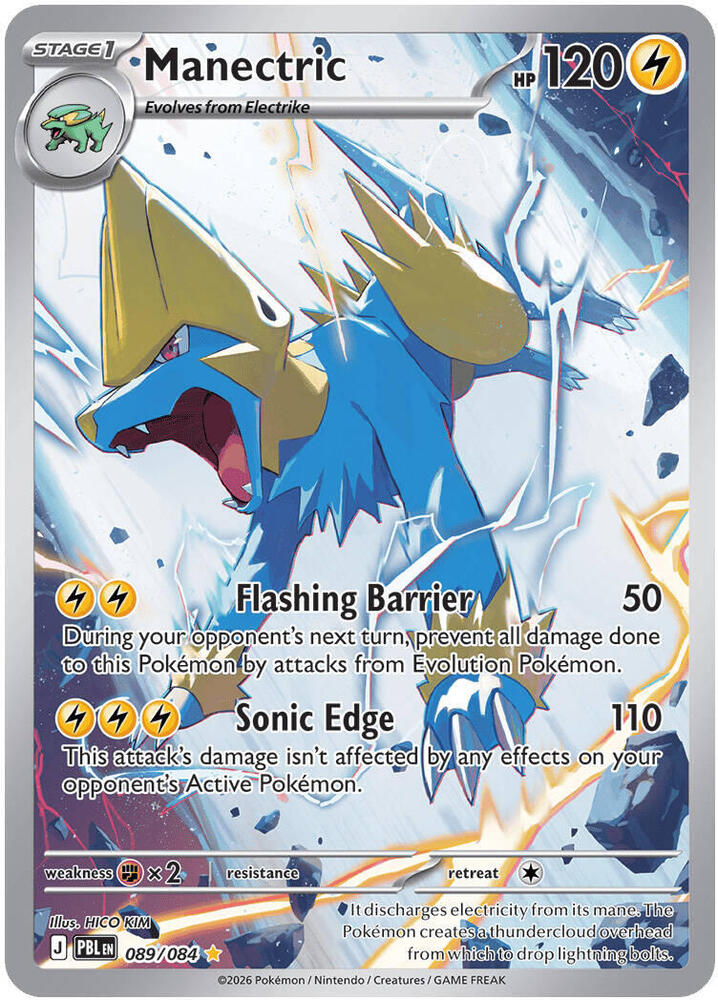 Manectric 89 card