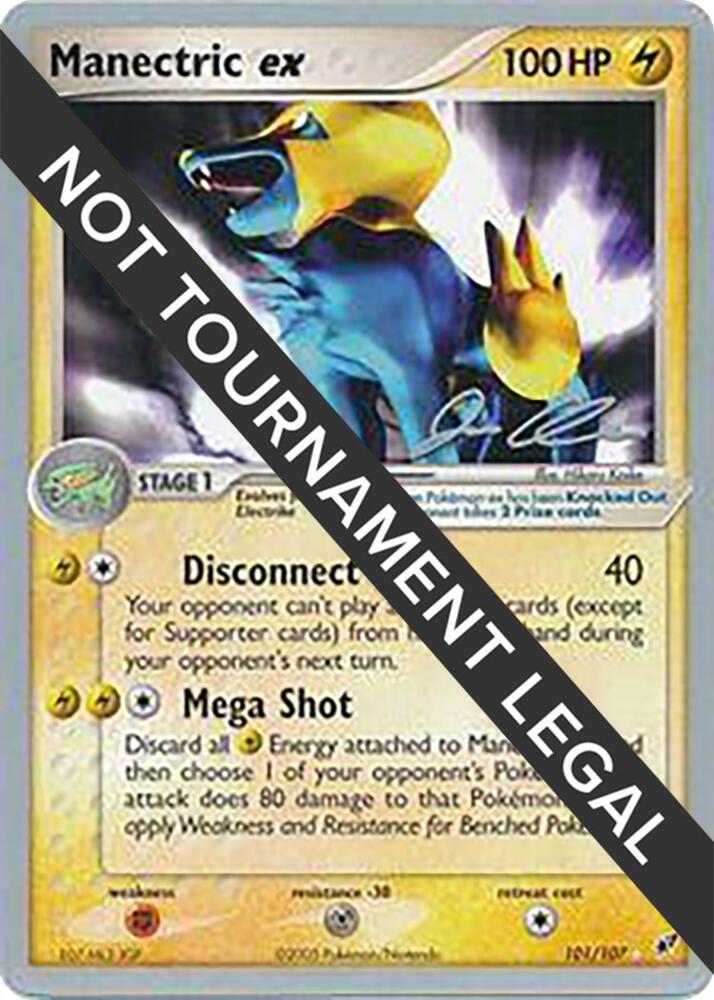 Manectric ex 2006 Jason Klaczynski 101/107 card