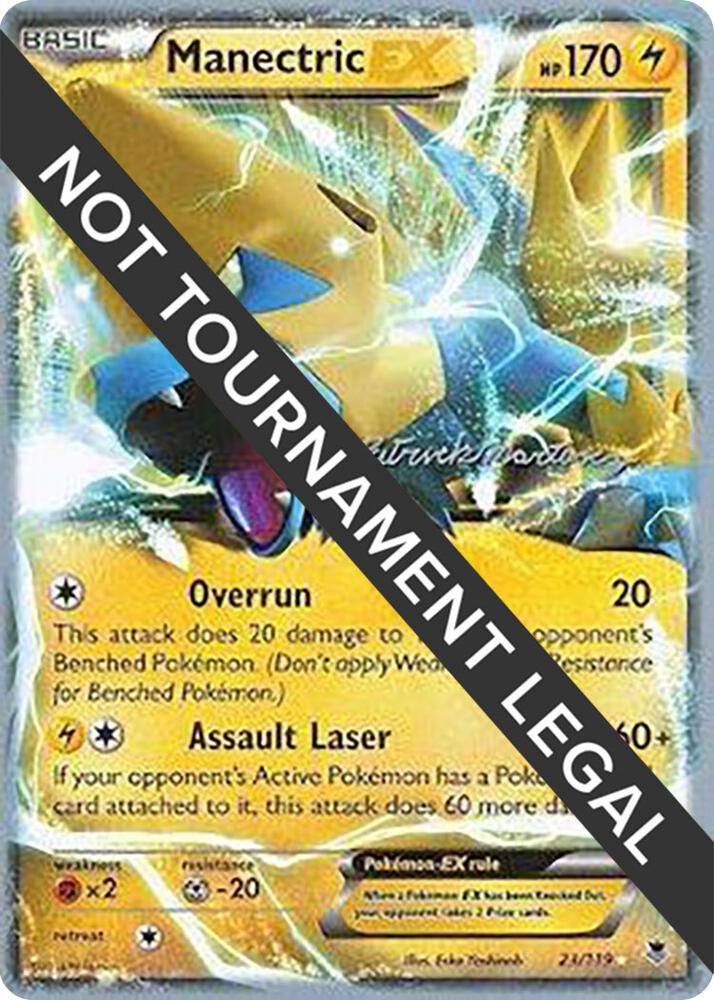 Manectric EX 2015 Patrick Martinez 23/119 card
