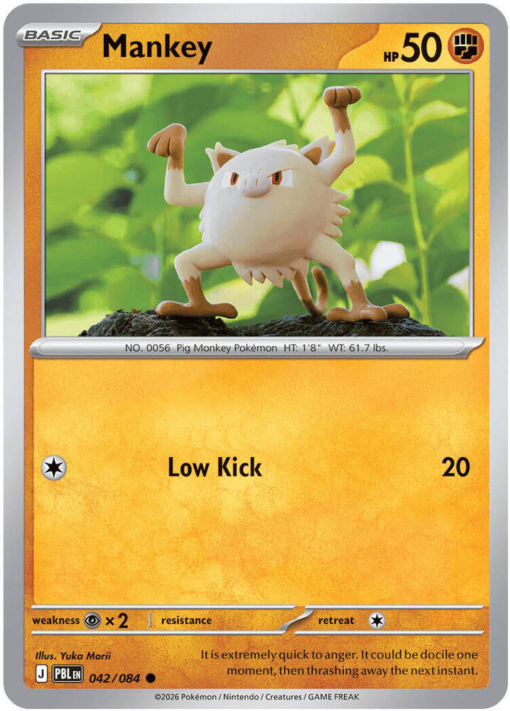 Mankey 40 card