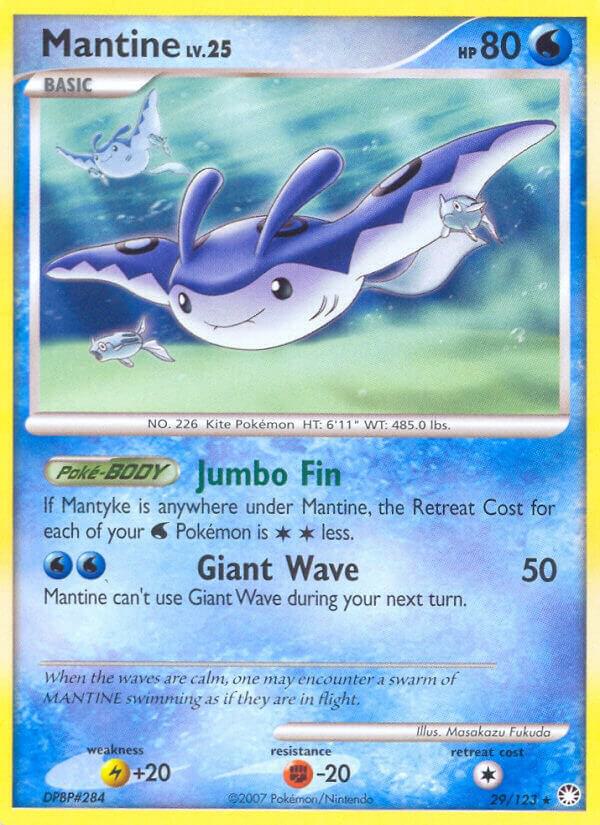 Mantine 29/123 card