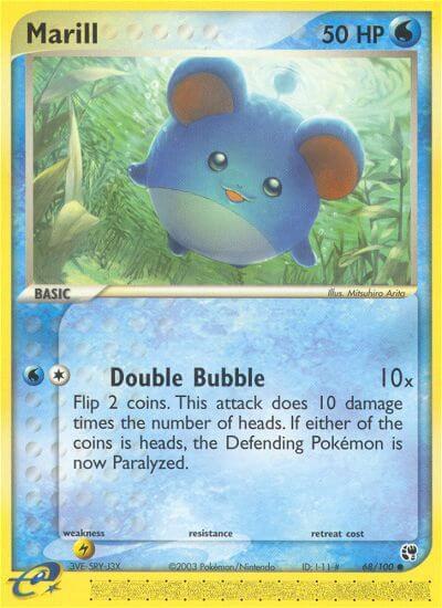 Marill 68/100 carta