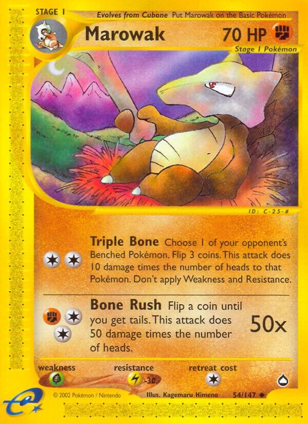 Marowak 054/147 card
