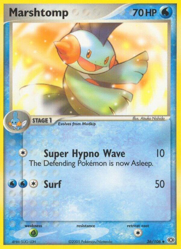 Marshtomp 36/106 card