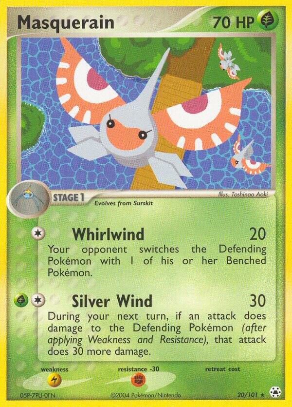 Masquerain 20/101 card
