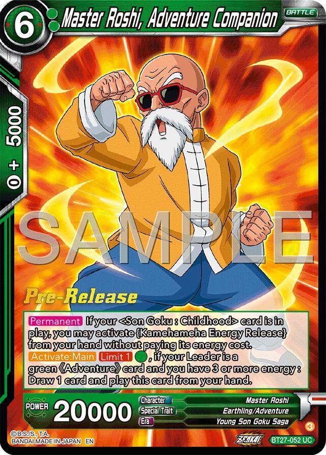 Master Roshi Adventure Companion BT27-052