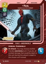 Maul Shadow Collective Visionary 4 card