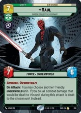 Maul Shadow Collective Visionary Hyperspace 359 card