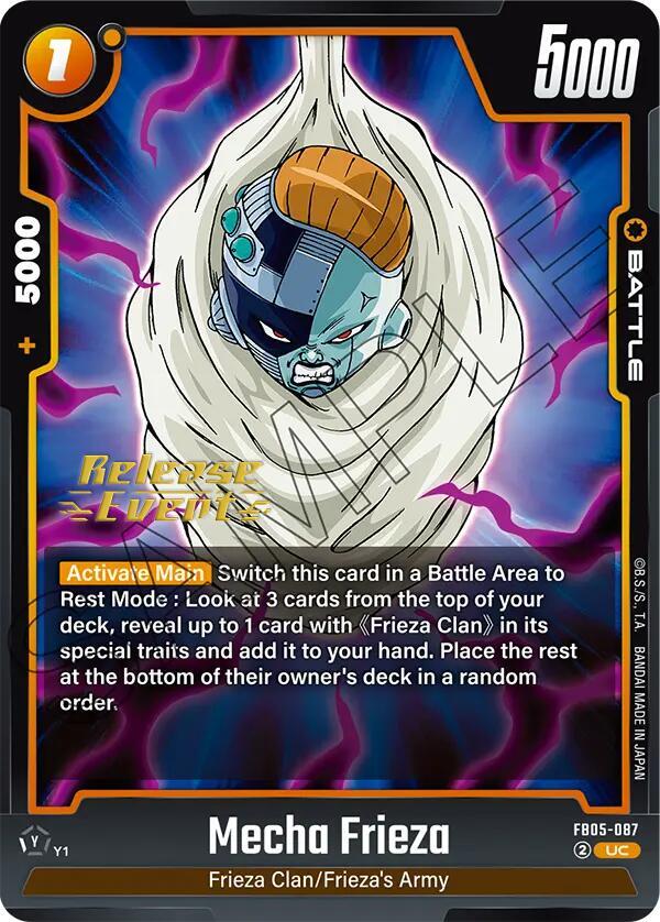 Mecha Frieza FB05-087 carta
