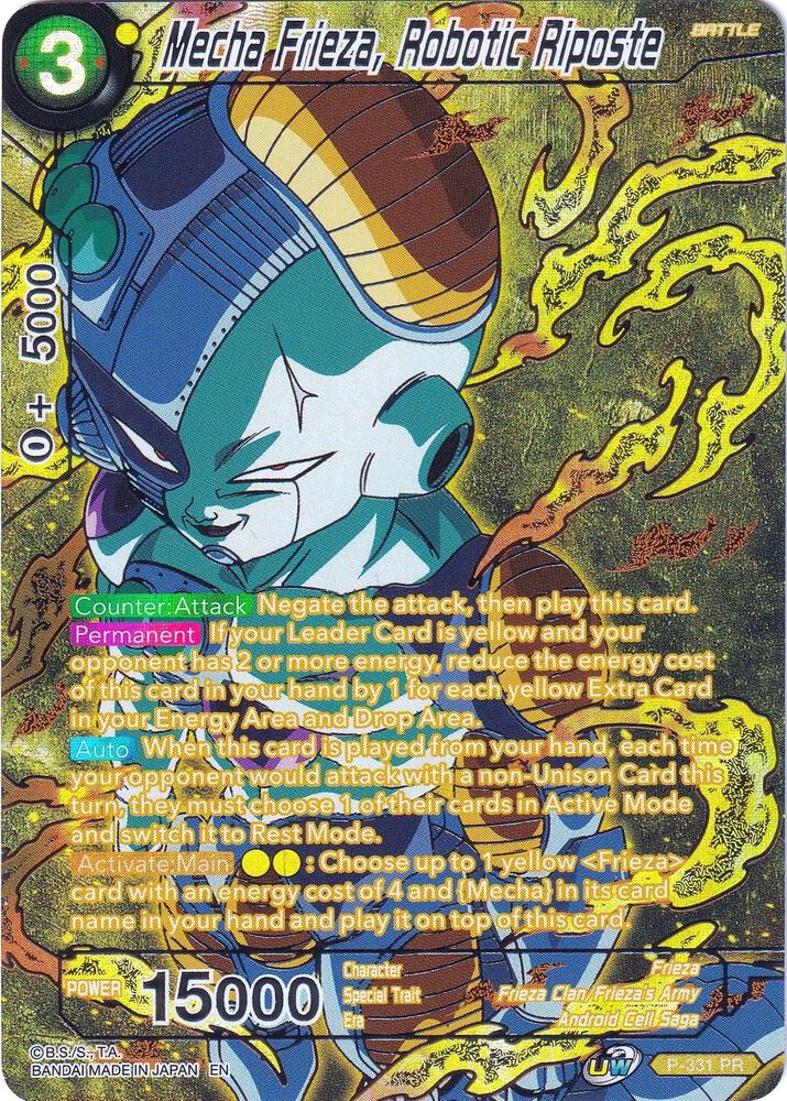 Mecha Frieza Robotic Riposte P-331