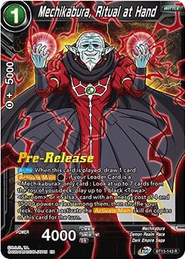 Mechikabura Ritual at Hand BT13-143 card