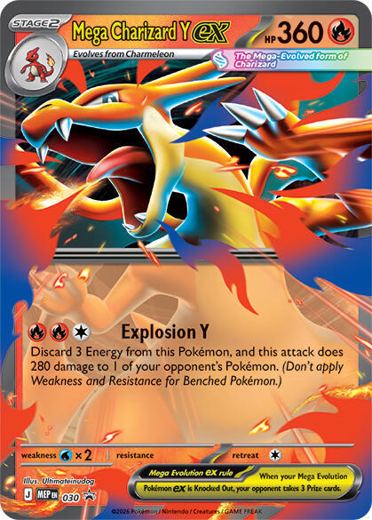 Mega Charizard Y ex 030 card