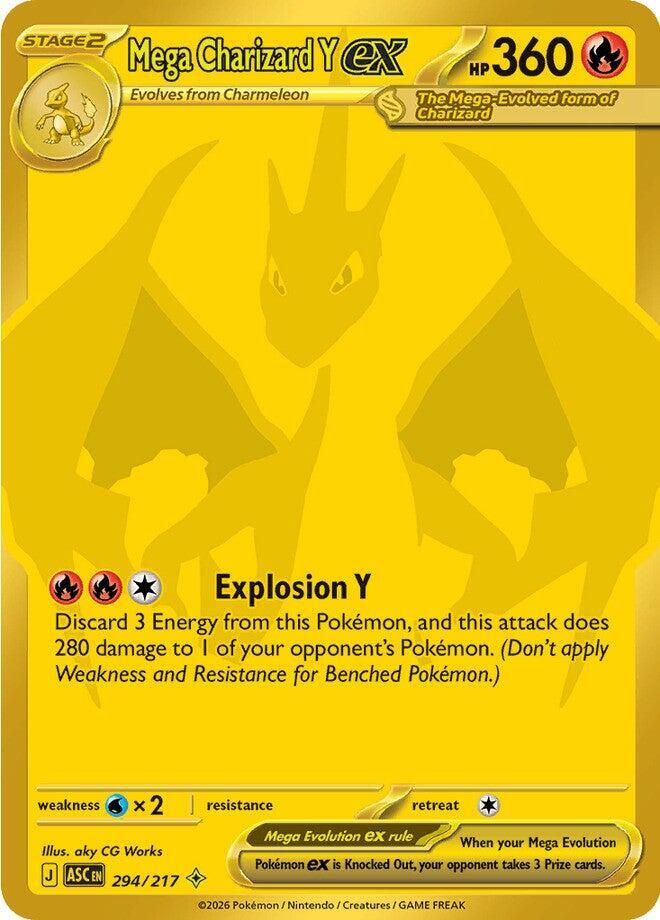 Mega Charizard Y ex 294 217 card