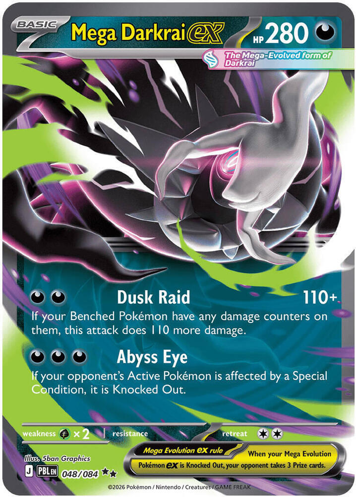 Mega Darkrai ex 48 card