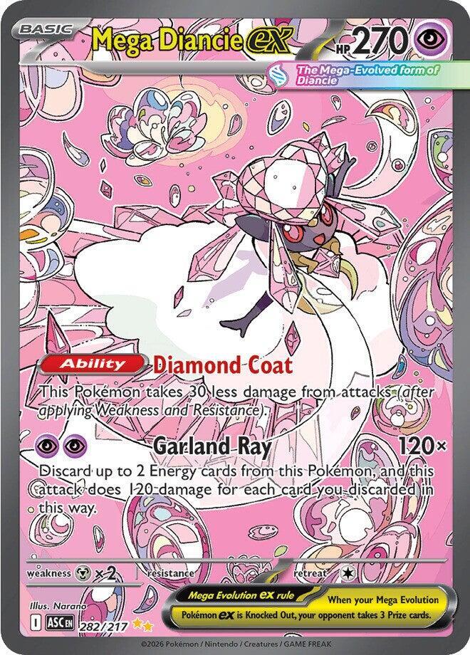 Mega Diancie ex 282 217 carta
