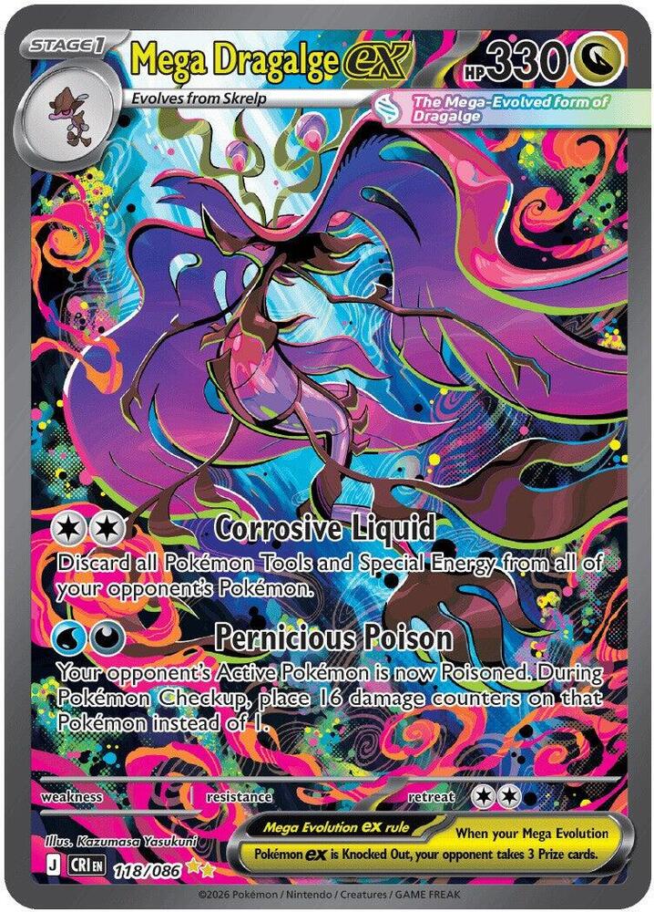 Mega Dragalge ex 118 086 carta
