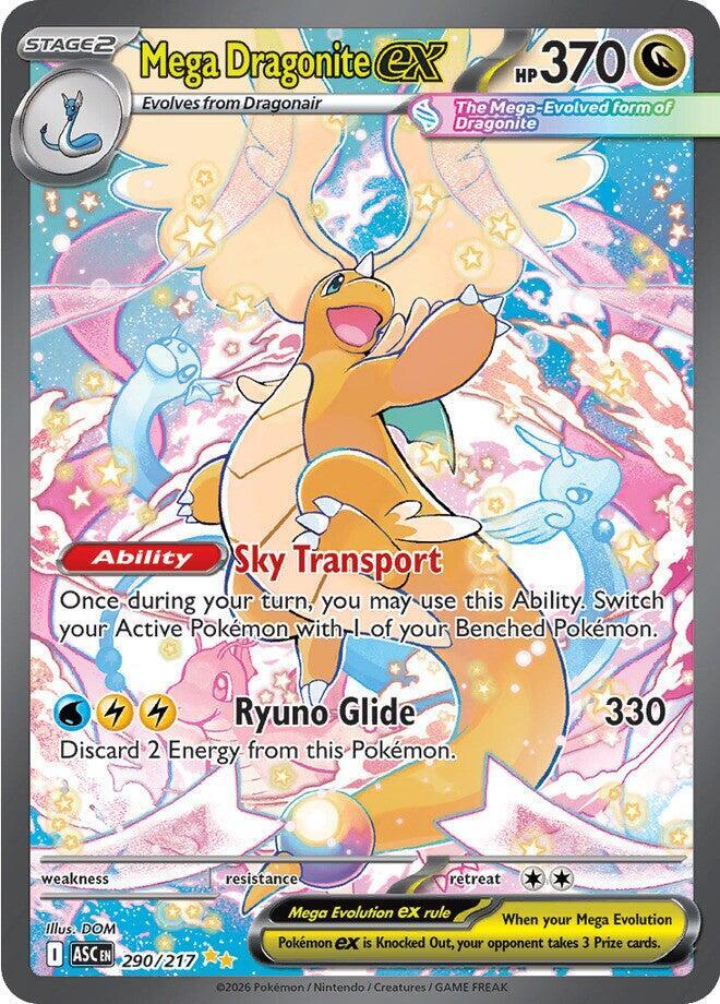 Mega Dragonite ex 290 217 carta