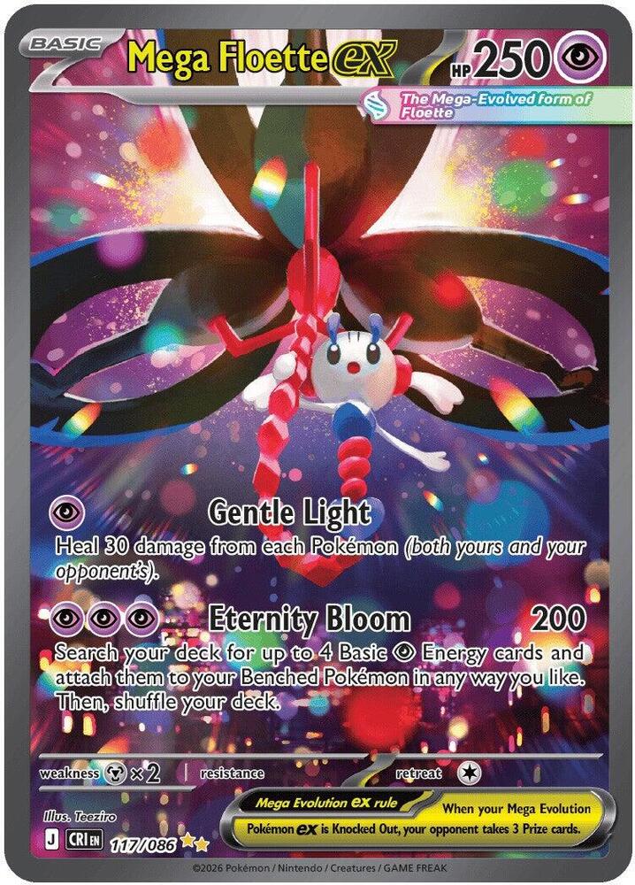 Mega Floette ex 117/086 card