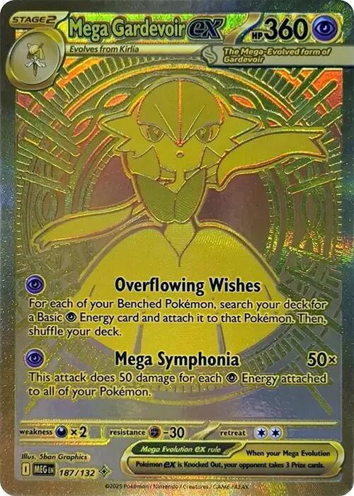 Mega Gardevoir ex 187/132 card