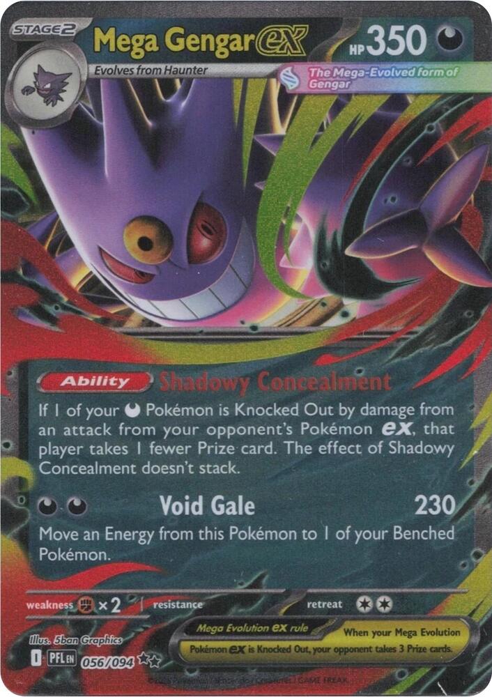 Mega Gengar ex 056/094 carta