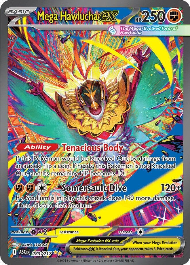 Mega Hawlucha ex 283 217 carta