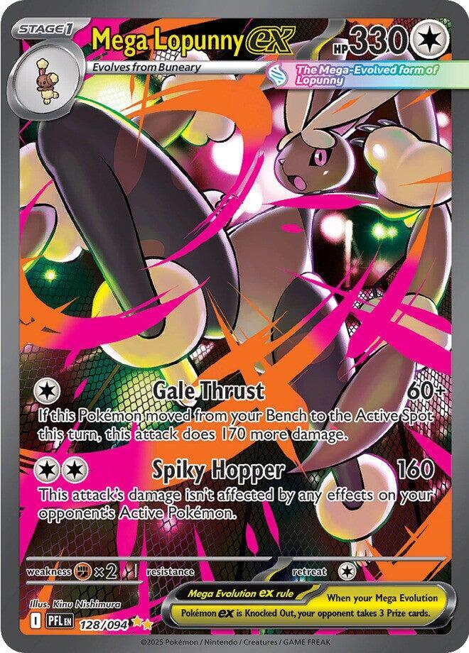 Mega Lopunny ex 128 094 carta