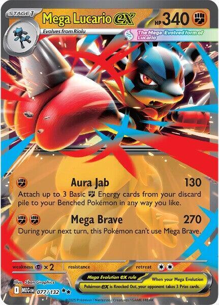 Mega Lucario ex 77/132