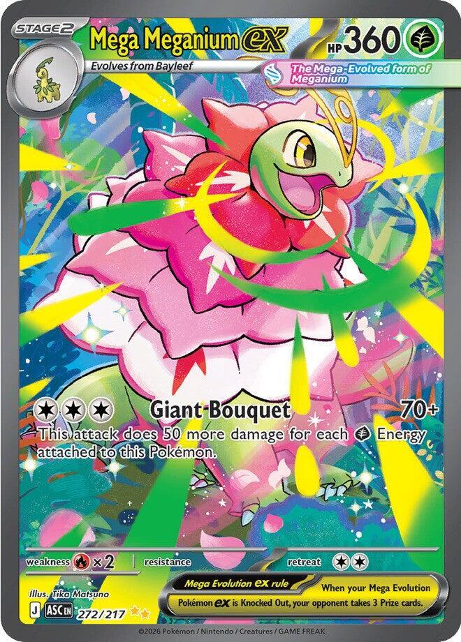 Mega Meganium ex 272 217 carta