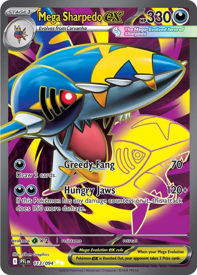 Mega Sharpedo ex 113 094 card