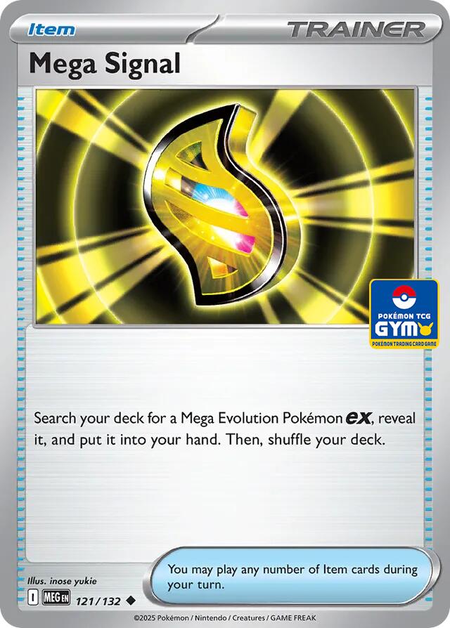 Mega Signal 121 132 GYM card