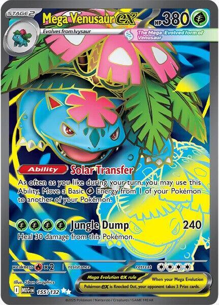 Mega Venusaur ex 155 132 card