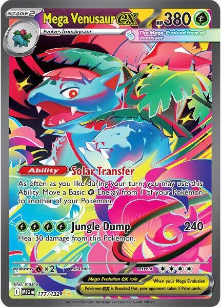Mega Venusaur ex 177 132 card