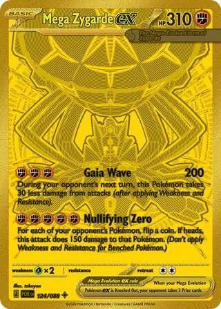 Mega Zygarde ex 124/088 card