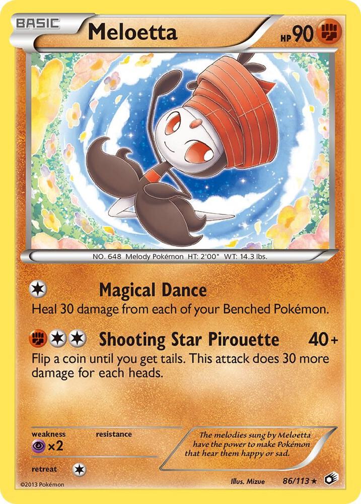 Meloetta 86 86/113