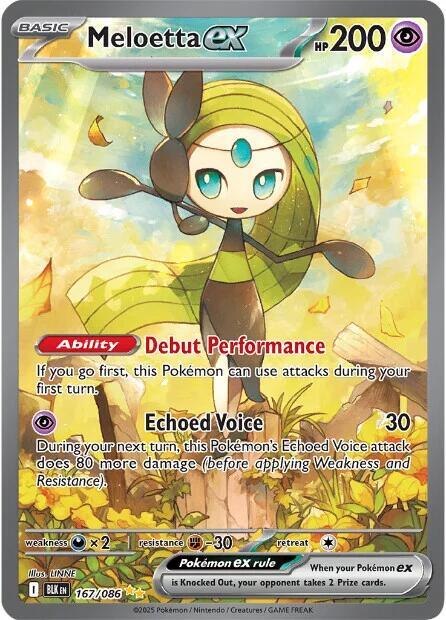 Meloetta ex 167 086 card