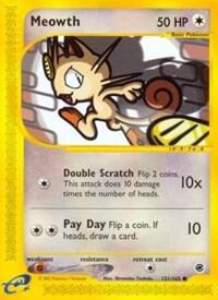 Meowth 121/165 card