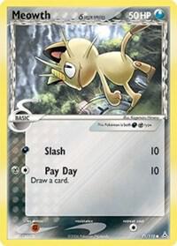 Meowth Delta Species 71/110 carta