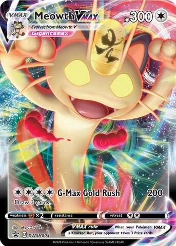 Meowth VMAX SWSH005 card