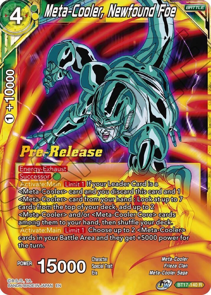 Meta Cooler Newfound Foe BT17-140 card
