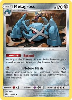 Metagross 95 168 Prerelease Kit Exclusive 095/168