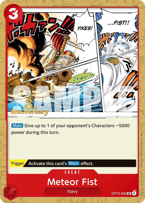 Meteor Fist OP13-020 card