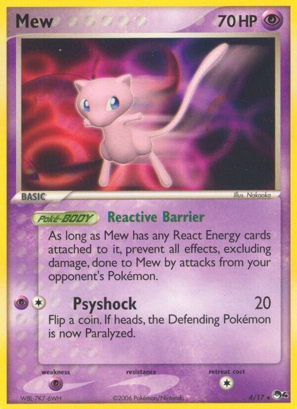 Mew 004/017 card