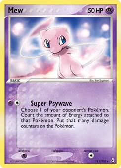 Mew 111 110 Non Holo DVD Promo card