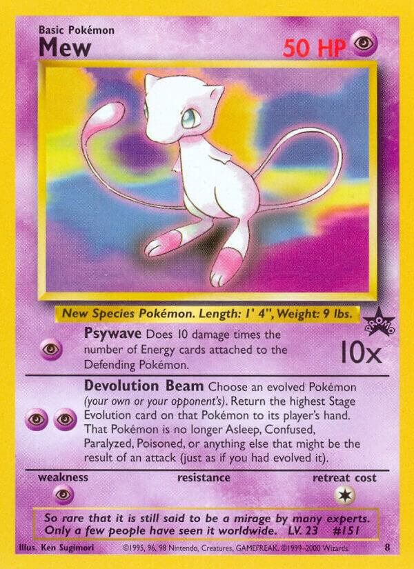 Mew 8 08/53 card