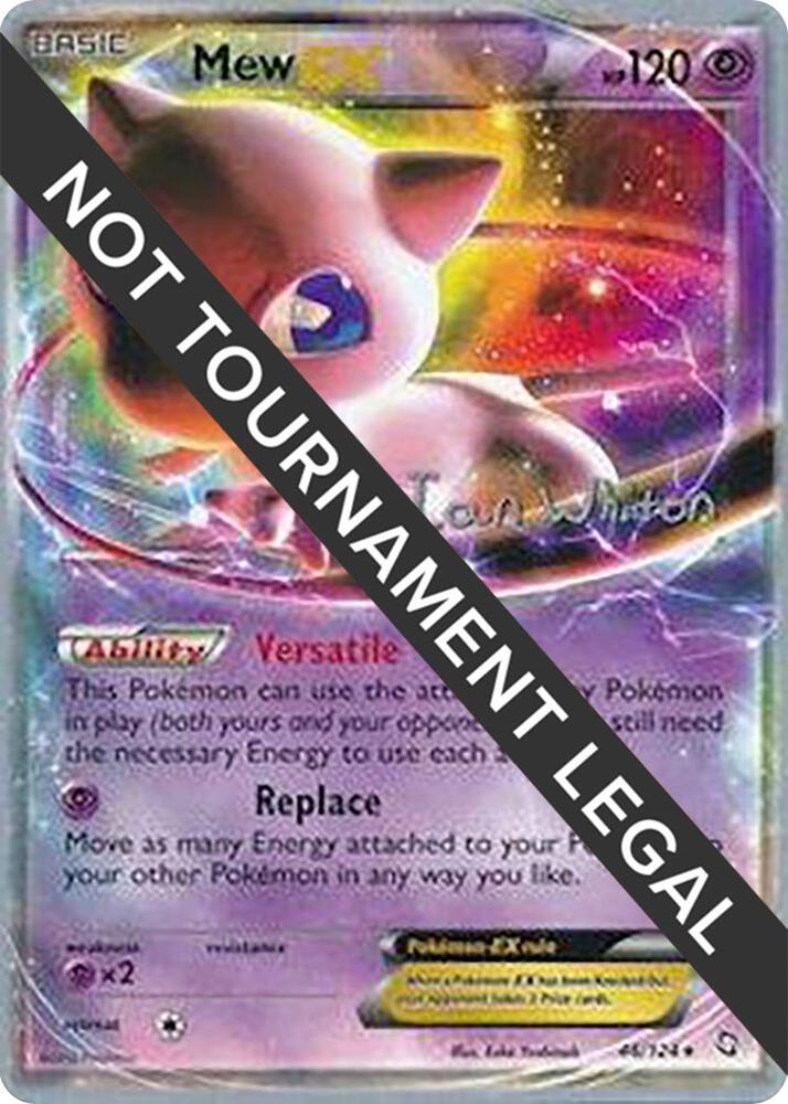 Mew EX 2013 Ian Whiton 46/124 card